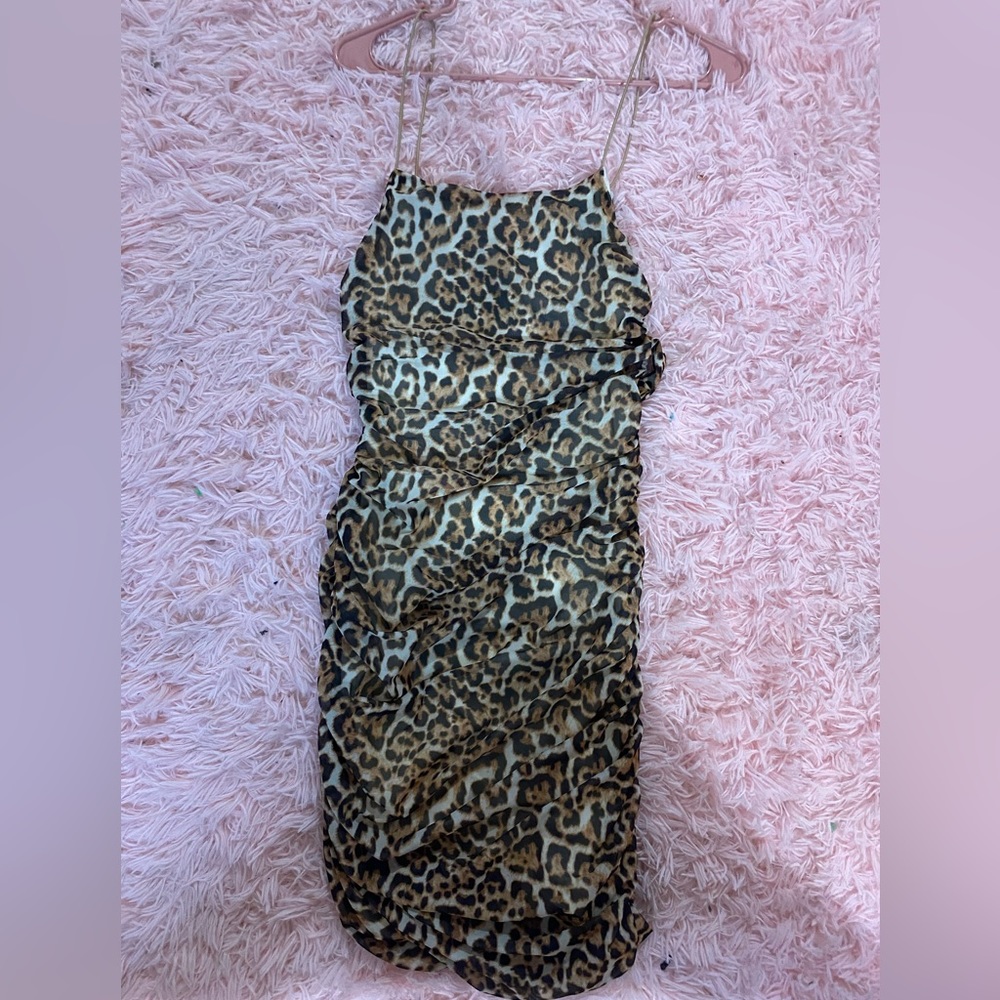 Almost Famous Cheetah Print Dress